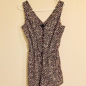 Topshop petite button romper EUC super cute
